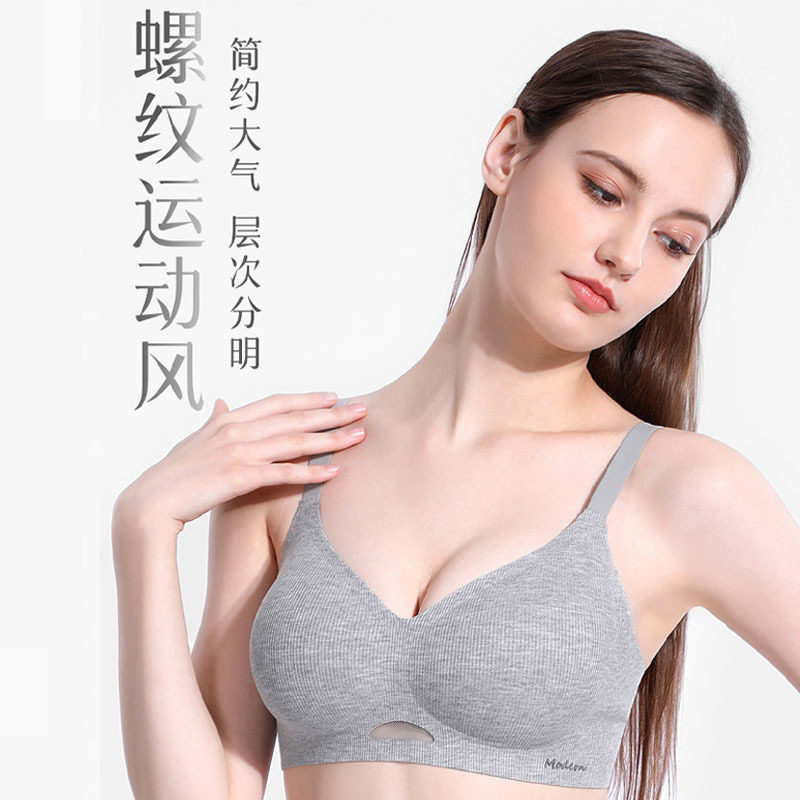 New Thread Hollow Non-marking Underwear Women's Small Chest Push-up Jelly Strip Soft Support Anti-sagging Beautiful Back Bra New Thread Hollow Non-marking Underwear Women's Small Chest Push-up Jelly Strip Soft Support Anti-sagging Beautiful Back Bra