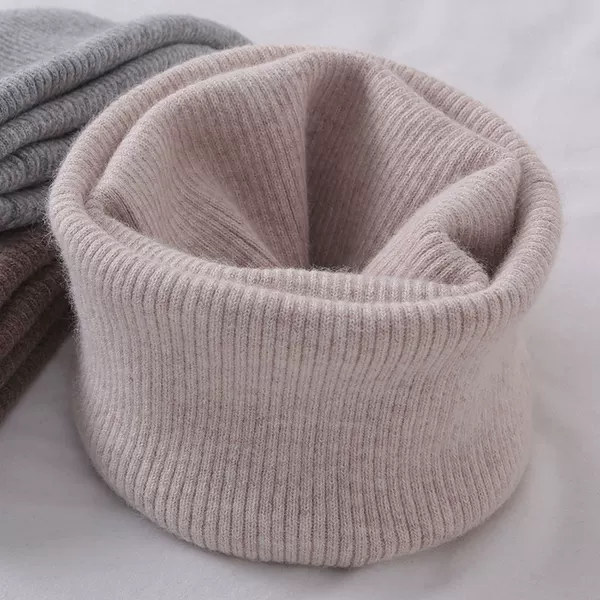 Winter Cashmere Neck Warmer for Men and Women, Neck Gaiter for Cervical Spine Protection, Cold-Proof Scarf, Neck Protection for Cycling, Windproof Faux Turtleneck