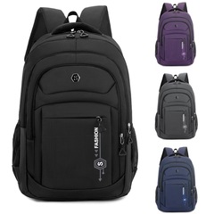 新款大容量通勤电脑包休闲男士尼龙双肩背包户外旅行轻便学生书包