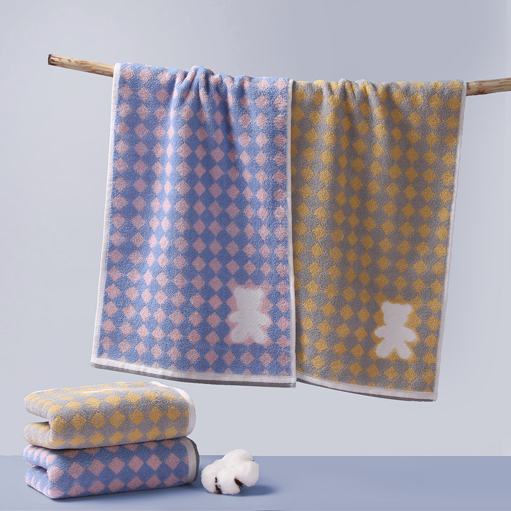 Children's Towel Pure Cotton A-Class Cotton Wholesale Thick Absorbent Baby Face Towel Household Factory 100% Cotton Kids Towels Baby