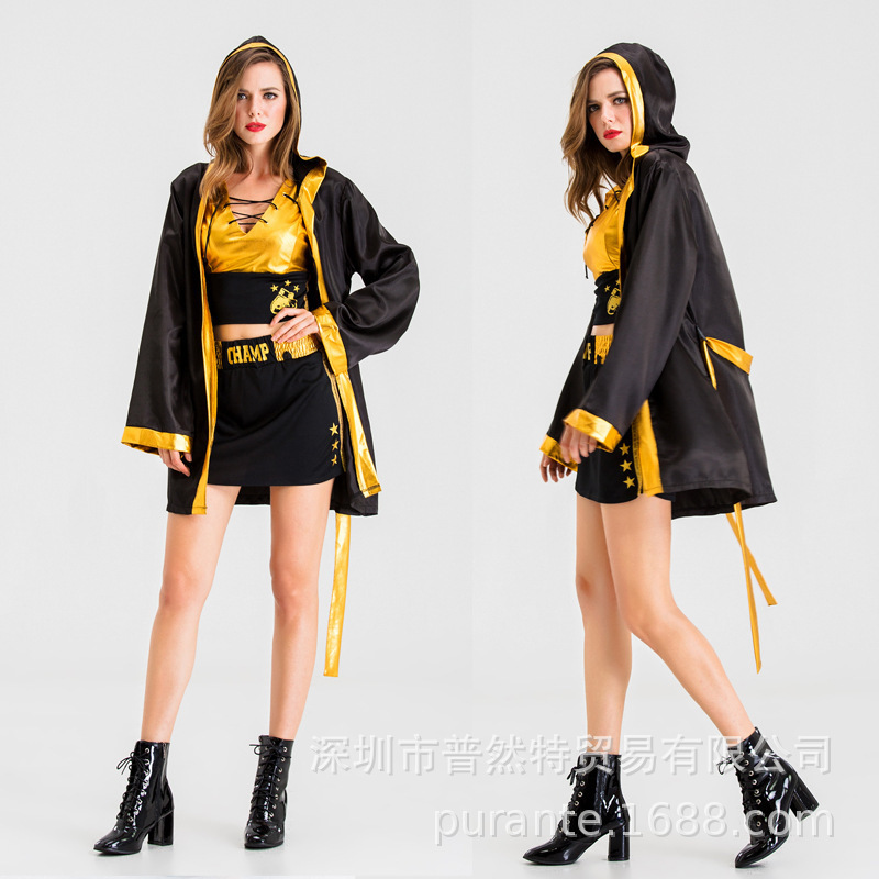 Halloween adult female sexy cloak short skirt gladiator Ninja boxer costume bar DS costume