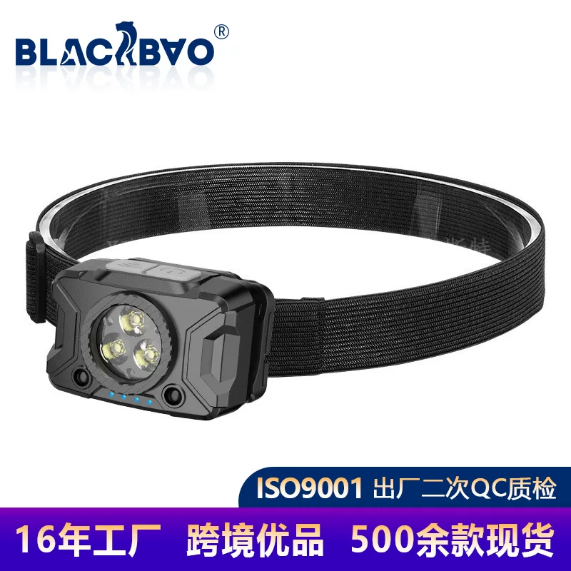 (Cross-border trading), travel universal flashlight, lithium battery, induction lantern