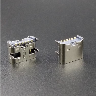Factory Direct Sales USB Socket Type-C 6P Female Connector Four-Pin Board Mount 6Pin Connector Accessories