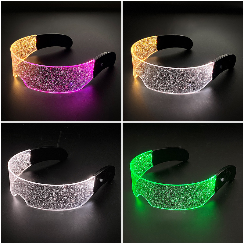 2023 Nuevo Amazon popular Tecnología futura gafas LED gafas emisoras de luz bar discoteca gadget mágico de baile