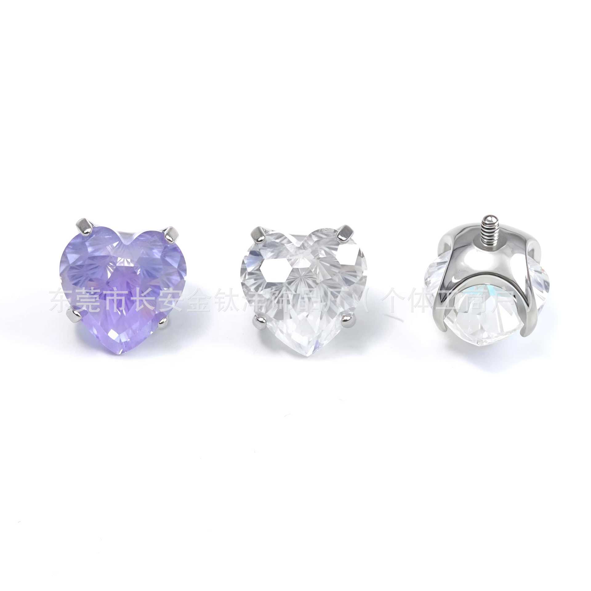 Labret piercing jewelry detail image
