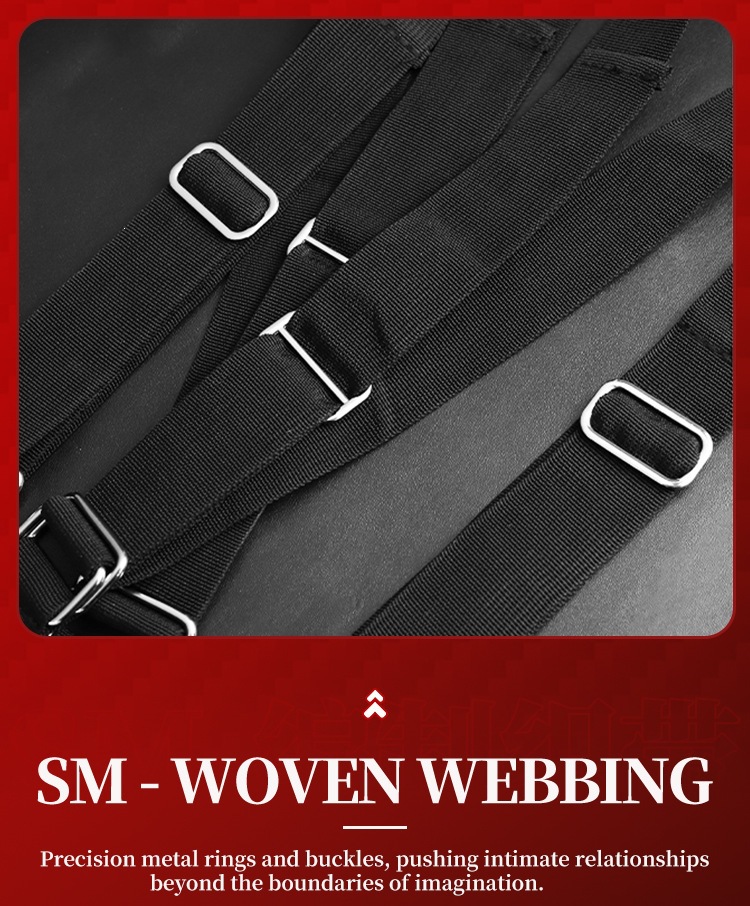 Door Swing Restraint Set with Metal Frame and PU Straps for Couples — detail image 18