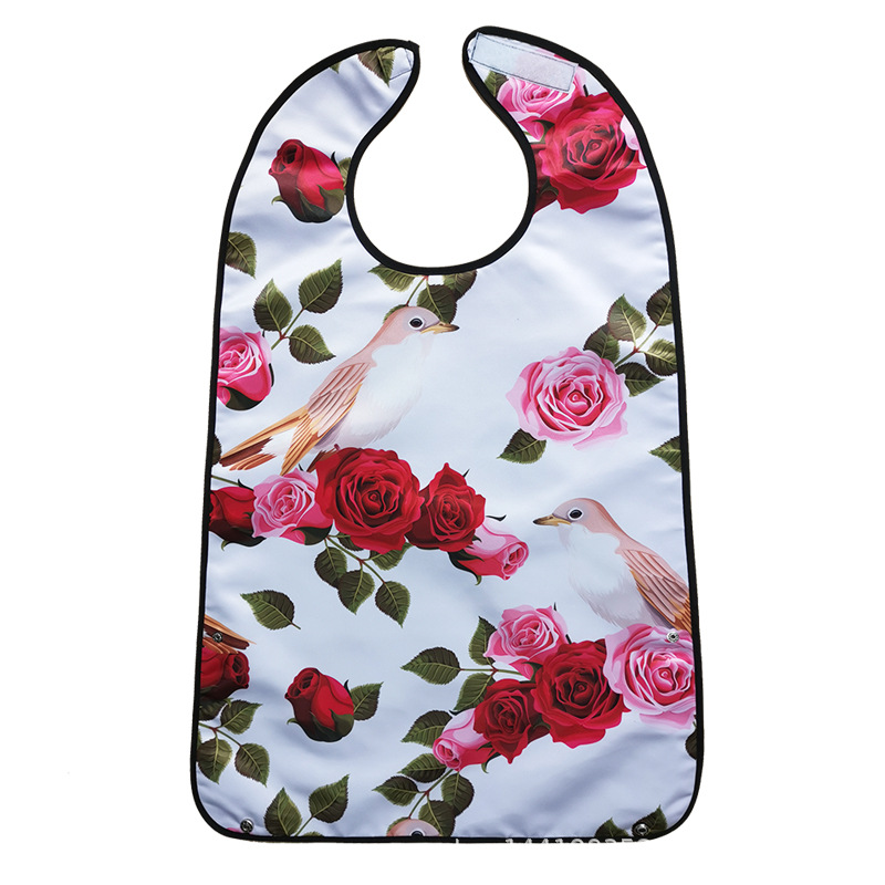 Suministro transfronterizo de Amazon Venta caliente babero para los ancianos comiendo babero de enfermería babero adulto en stock