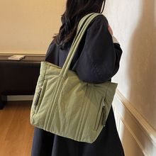 大容量轻便休闲手提袋女包都市简约通勤单肩包日系文艺百搭托特包