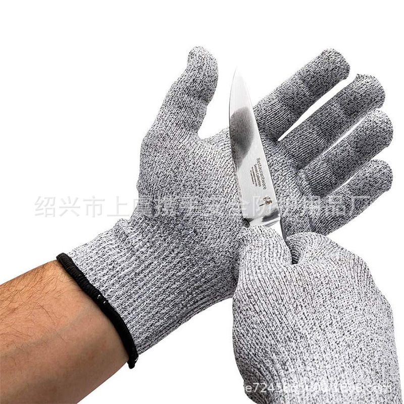 厂家批发五级防切割食品级厨房园艺防割钓鱼工业防护耐磨劳保手套