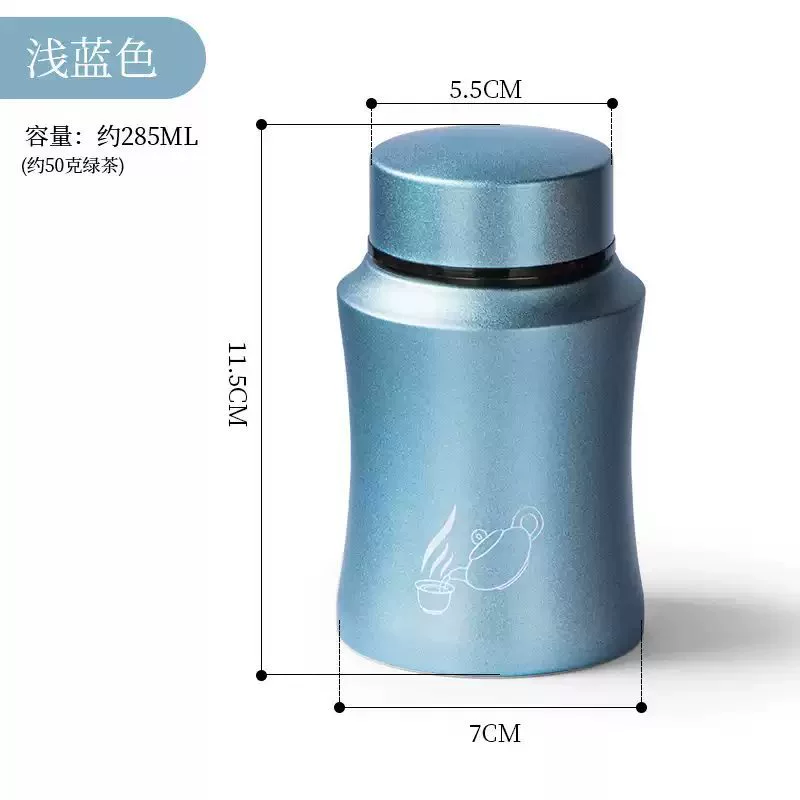 Metal handheld tea for traveling, small box