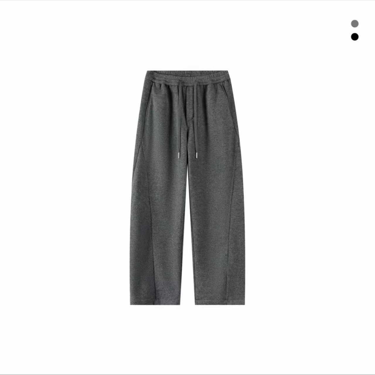 "Casa de canguro" otoño nuevo peso pesado para hombres de color sólido superposición con camisa de canguro encapuchado conjunto