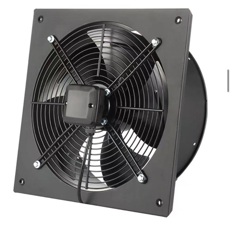 Ventilador industrial de flujo axial, montaje en pared