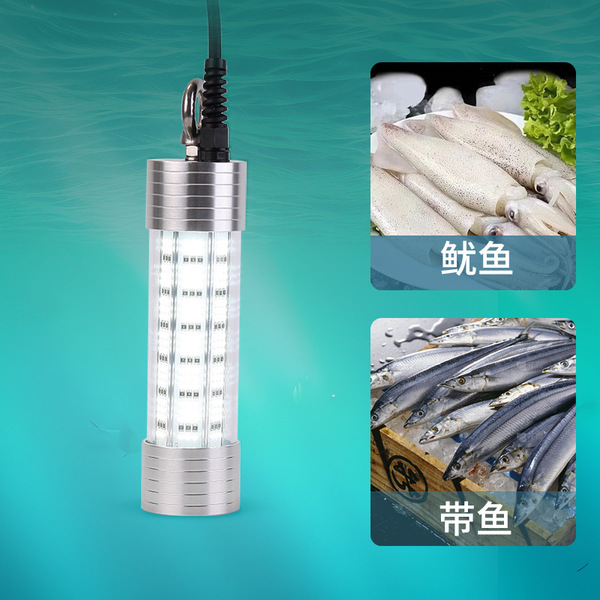 Cross-border underwater fish luring lamp 12v highlight squid fish…