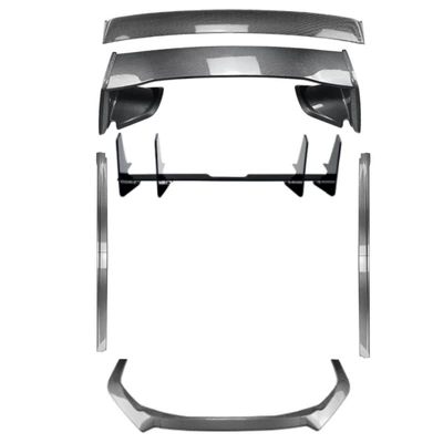 Lip, Side Skirt, Rear – Big Surrounded - subaru-wrx-sti-vb-razor-blade-full-body-kit-set-carbon-fiber-pattern-razor-blade-in-piano-black-finish-2022