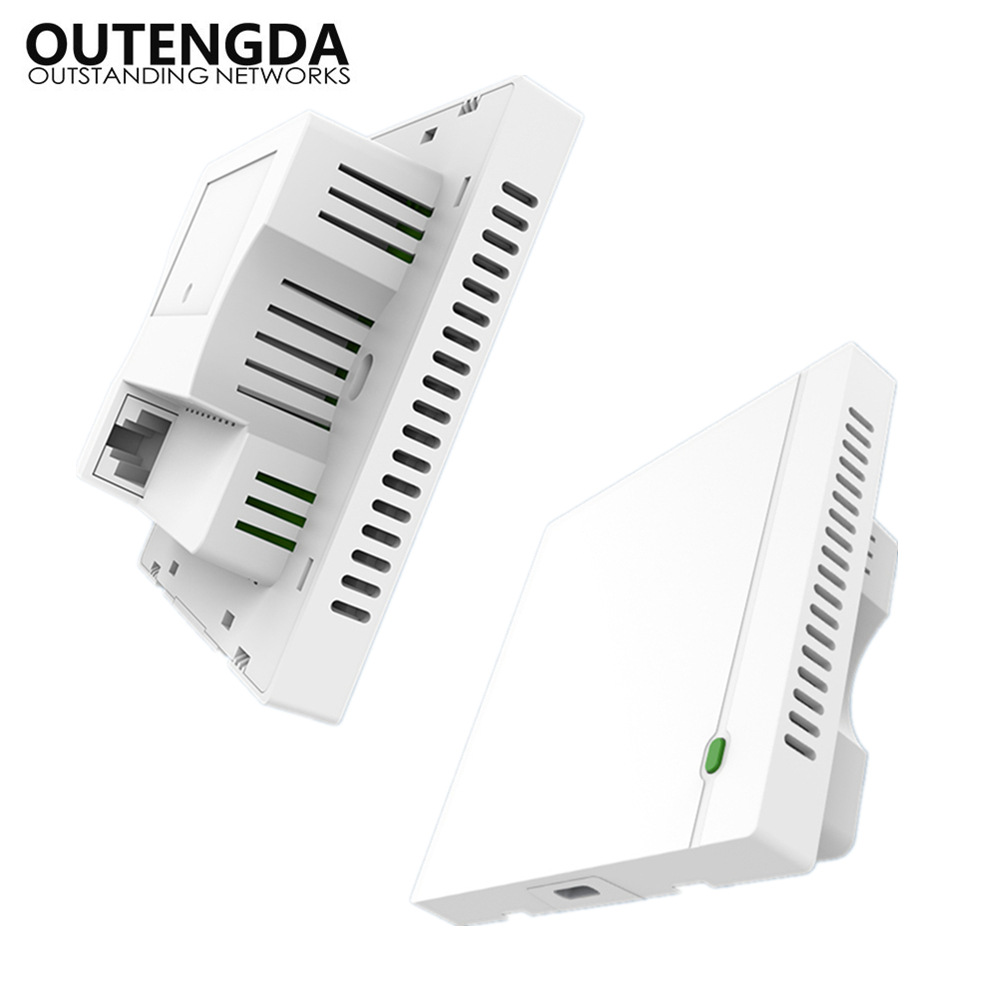 802.11ax千兆WIFI6入墙式无线面板AP路由器网红直播type-c路由器