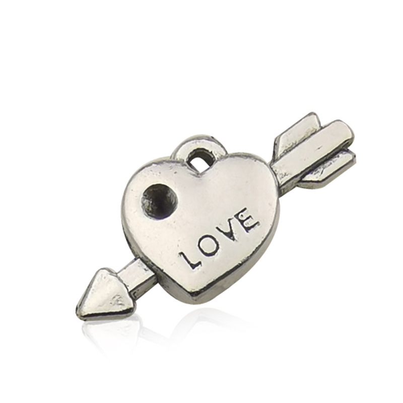 17358-0.6g19x9 antigua flecha de amor de plata