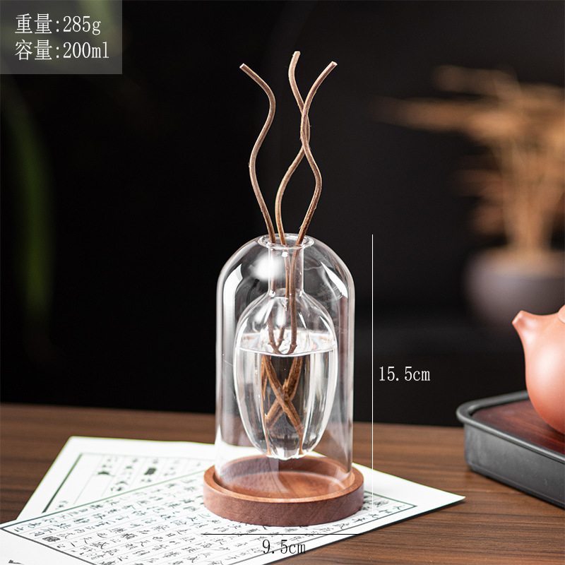 Botella Difusora de Aromaterapia Sin Fuego de Vidrio de Borosilicato para Dormitorio
