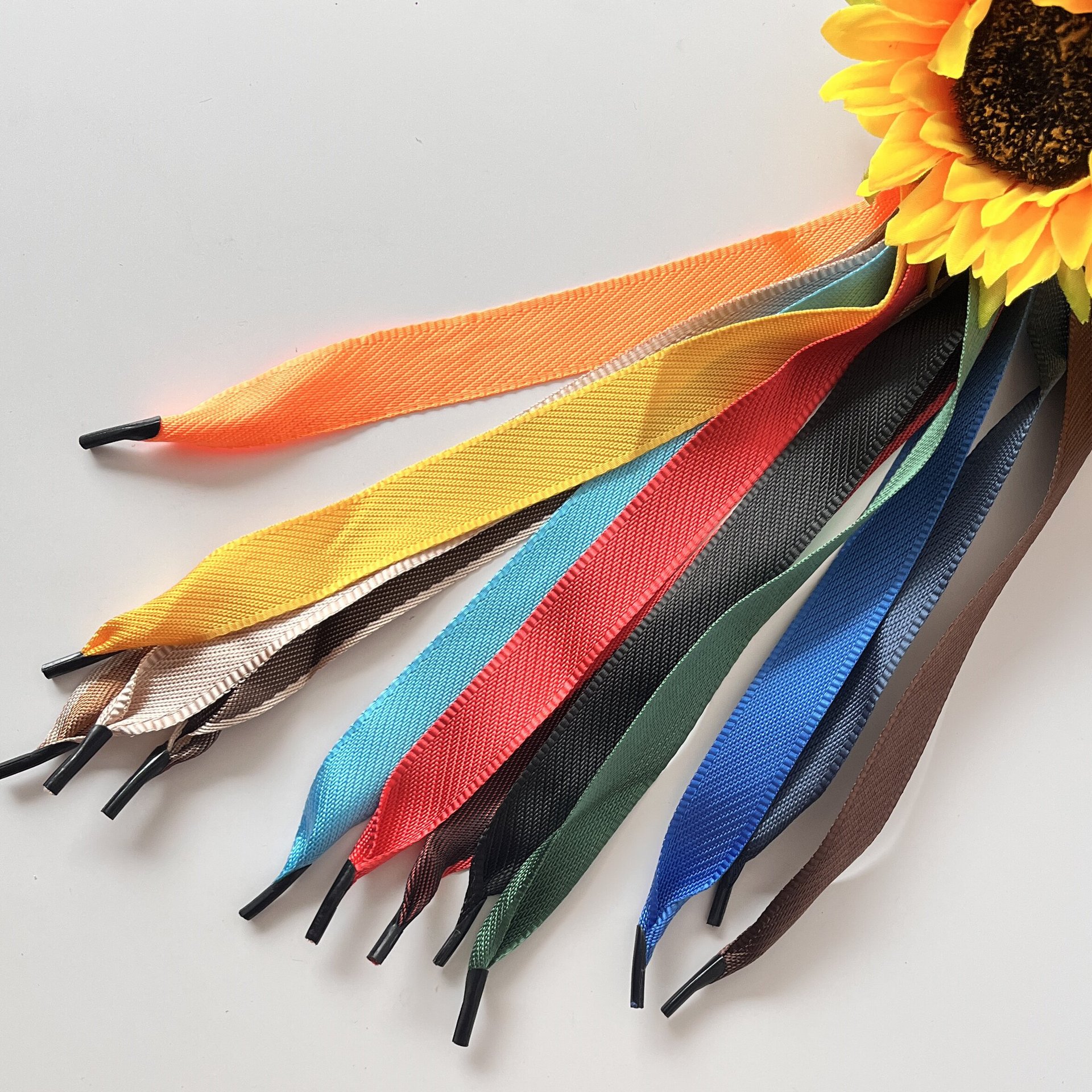 丝带手提绳绸缎带蝴蝶结带彩色螺纹丝带绳丙纶高档礼盒包装袋提绳