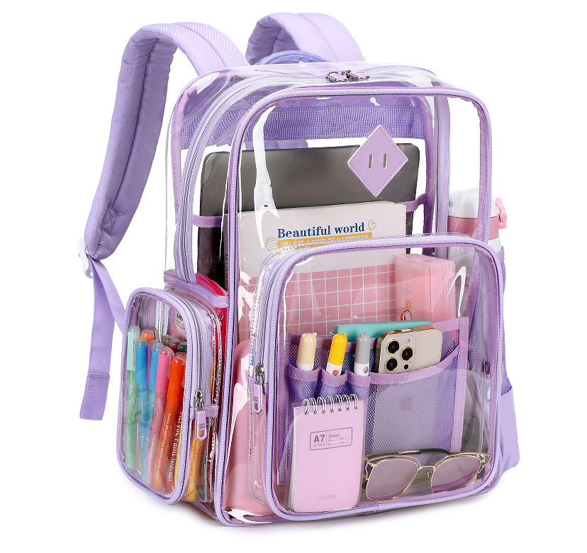 Púrpura completo transparente