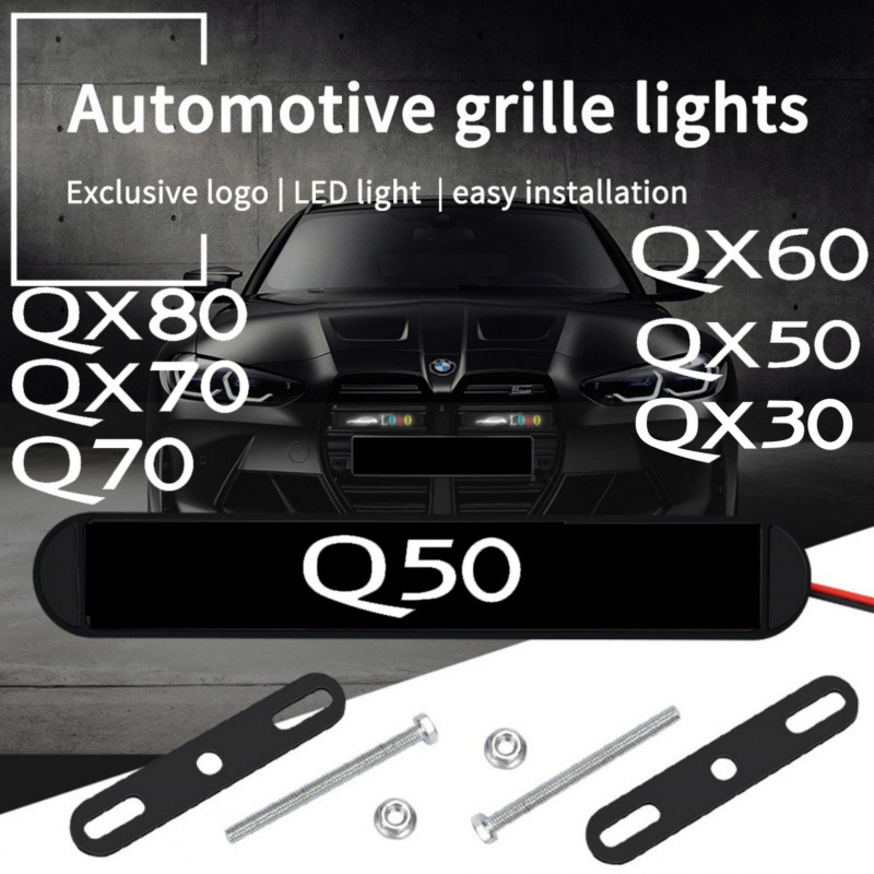 Nuevo automóvil parrilla delantera colorida lámpara de red media LED CAMRY / VIOS luz diaria universal lámpara de red media pequeña