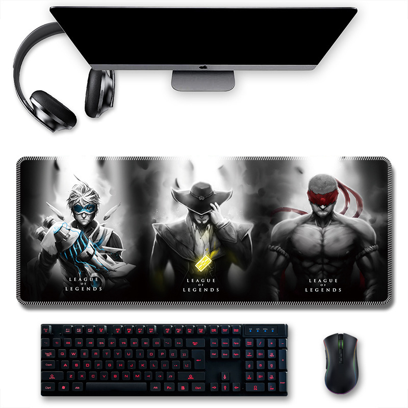 Alfombrilla de Ratón Grande US Dollar Heat Map, Borde Antideslizante, Engrosada