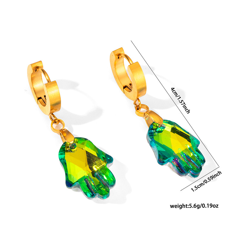 10g Weight 0.03µm Gold Plating Thickness Electroplated Gold Plating Process 201 Stainless Steel Ear Needle Material Golden Plated Plating Material Zircon Inlay Material Earrings Classification 1 Pair Quantity Party, Street Occasion 304 Stainless Steel Material Palm, Star, Heart Shape Pattern Women's Gender Casual, Simple Style, Streetwear Style Plating Craft 1 Pair Casual Simple Style Streetwear Palm Star Heart Shape Plating 304 Stainless Steel Zircon Stainless Steel Earrings 31