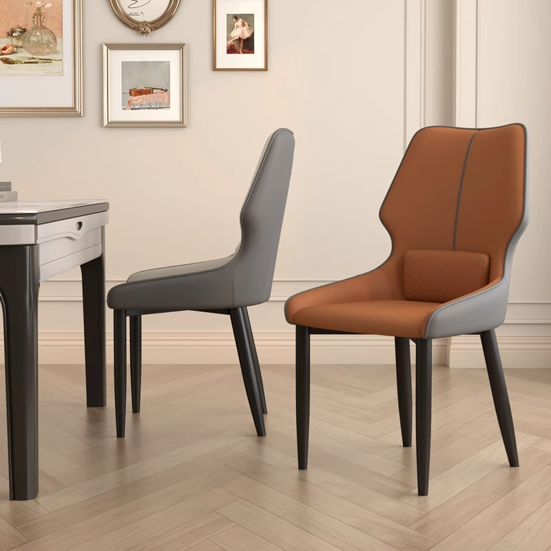 silla moderna silla de comedor de lujo ligera simple mesa de comedor mahjong casera silla de hotel casual mesa de té silla de negociación al por mayor
