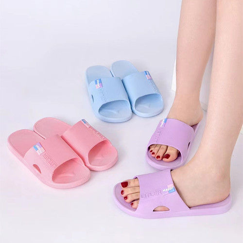 Wholesale household slippers for summer, soft-soled anti-slip slippers for ladies at home and room, simple slippers for going out, women's slippers