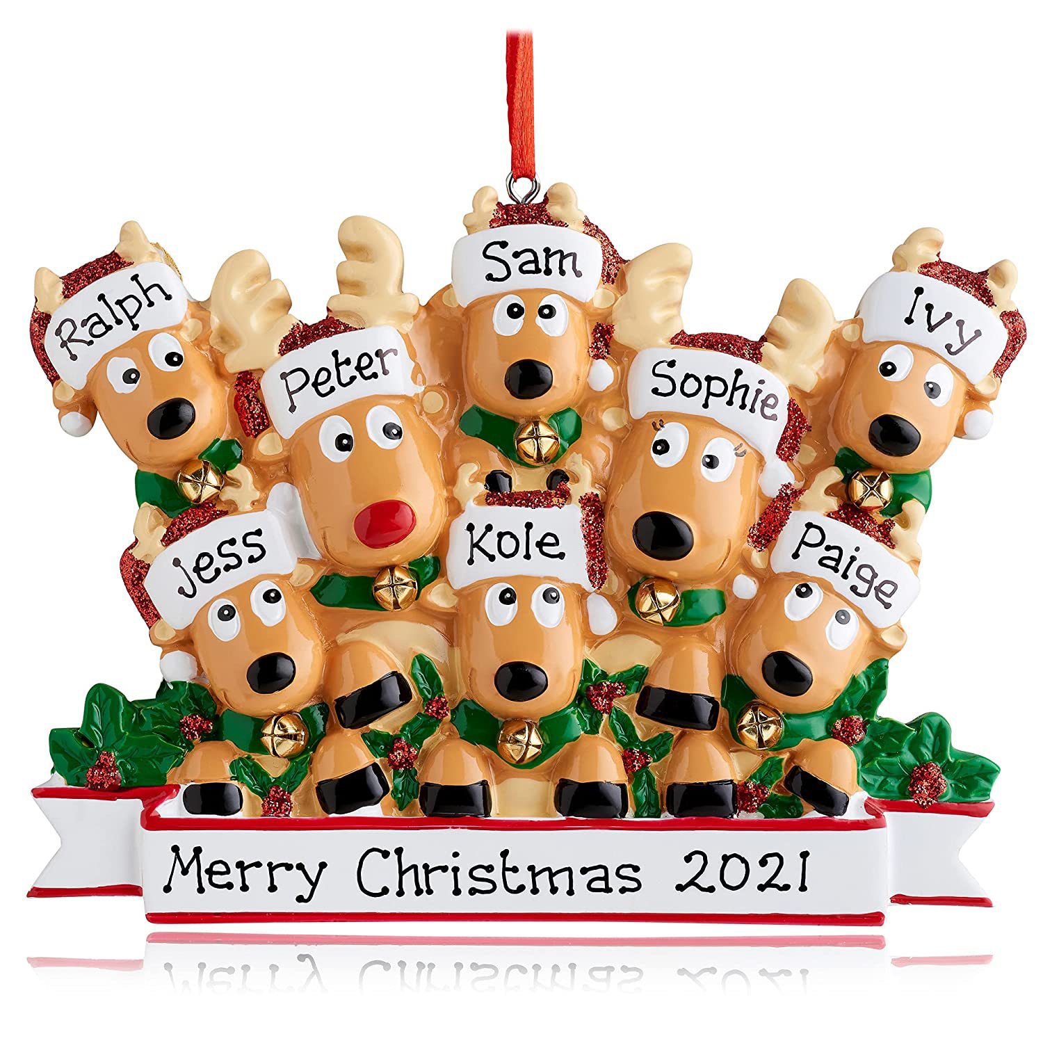 Resin Material Christmas Festival Christmas Fashion Dog Resin Party Hanging Ornaments
