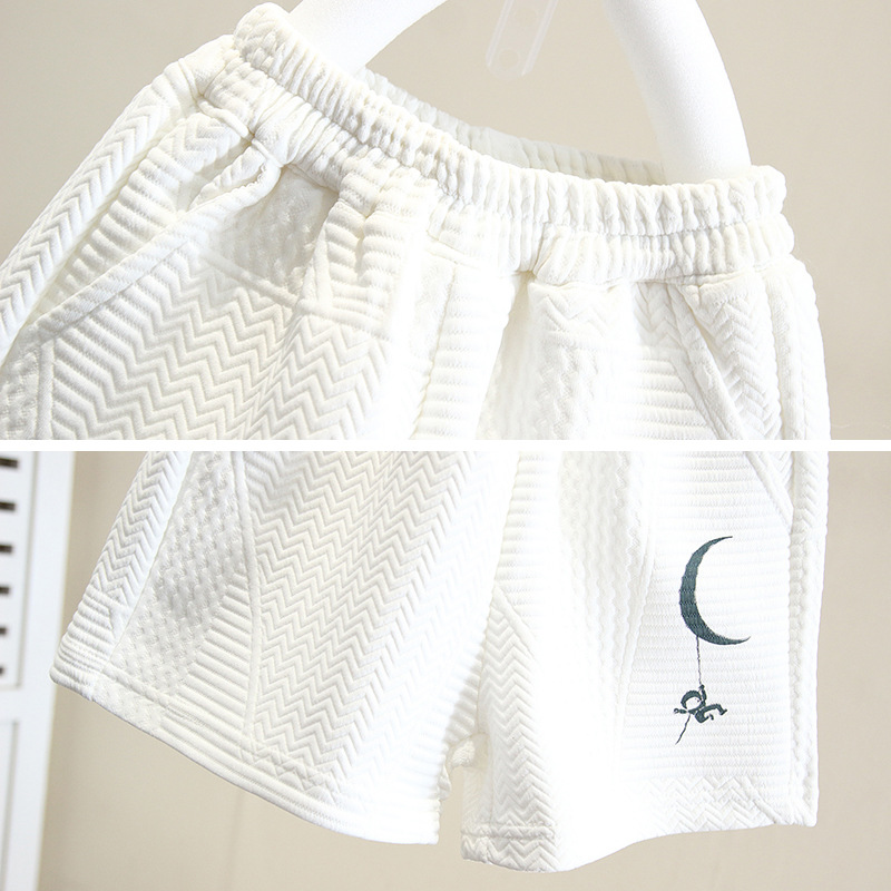 5282 Traje para niños Chaleco sin mangas de verano para niños 2025 Nuevo estilo occidental Vestido de verano para bebés Chaleco de niño fresco y guapo