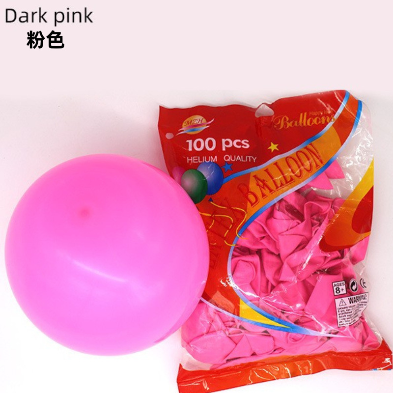 Decoración personalizada de globo mate grueso de 12 pulgadas decoración de fiesta de cumpleaños globo personalizado traje al por mayor globo transfronterizo