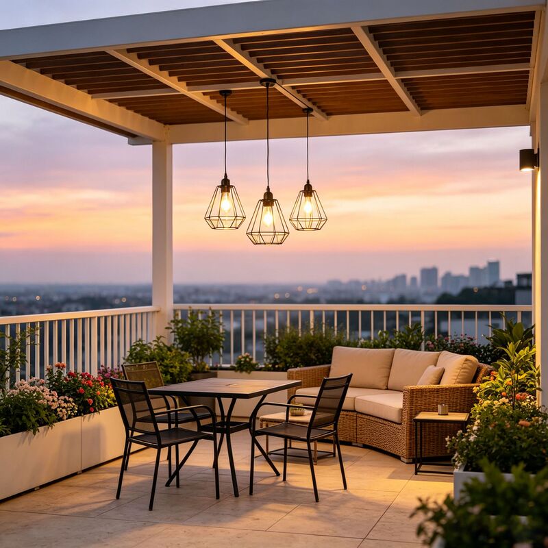 Light industrial style creative iron art chandelier with geometric diamond-shaped metal frame for barbecue restaurants, hot pot restaurants, terrace, and courtyard lampshade