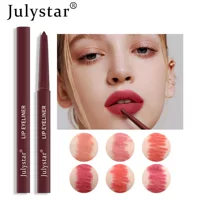 Julystar водостойкий карандаш для губ — матовая помада фуксия, европейский стиль, 0,5 г