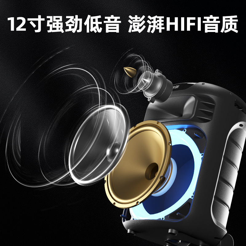 フィリップスsd 189広場舞屋外音響携帯型無線bluetoothマイクを携帯して歌うスピーカー|undefined