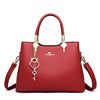 Red shoulder bag, capacious one-shoulder bag for bride for mother, 2023 collection, wholesale