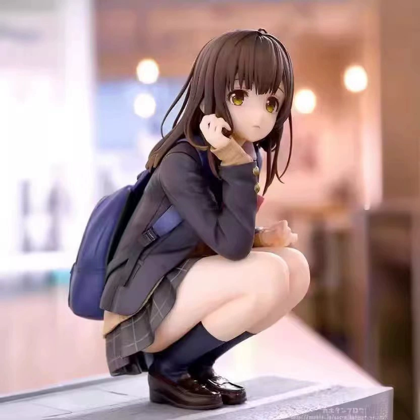 Оптовая продажа бритья, а затем подобрала старшеклассницу Хагивара Ша Ю приседает на корточках