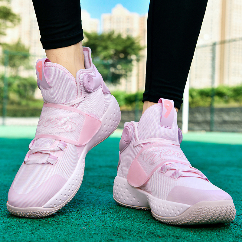 2025 New Couple Basketball Shoes Cement Floor Blitz 9TD Breathable Rose Red Casual Sports Shoes for Men and Women 2025 New Couple Basketball Shoes Cement Floor Blitz 9TD Breathable Rose Red Casual Sports Shoes for Men and Women