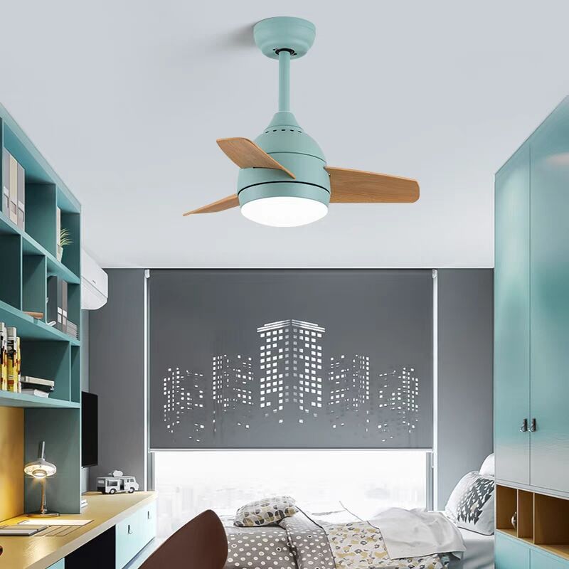 Modern and minimalistic air fan for living room for bedroom for children's room, ceiling lamp with light 4