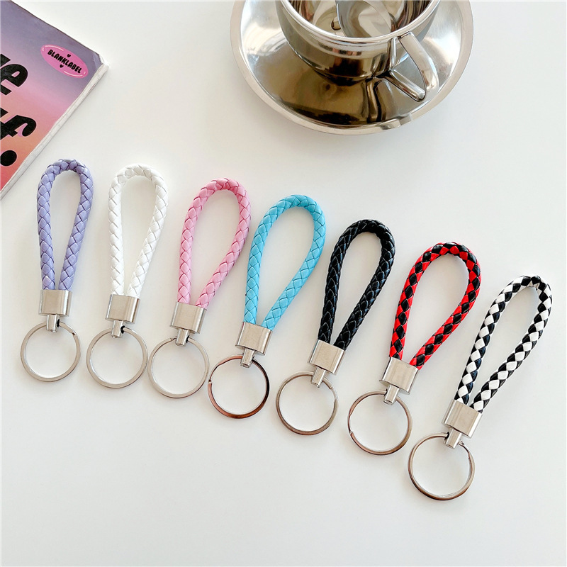 Keychain Lanyard Short Ring Lanyard U Disk Universal Hanging Rope Wrist Chain Anti-loss Rope Short Hanging Anti-fall Women