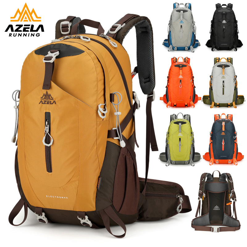 Azera Outdoor Mountaineering Bag Large Capacity Men's and Women's Backpack Travel Bag Waterproof Hiking Anti-Scratch Wear-Resistant Sports Bag