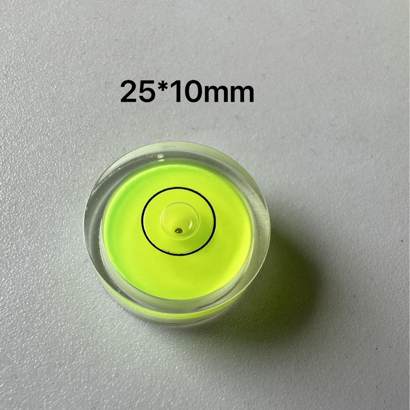 长期供应25*10mm万向水平泡 水准泡 水平仪 水平珠