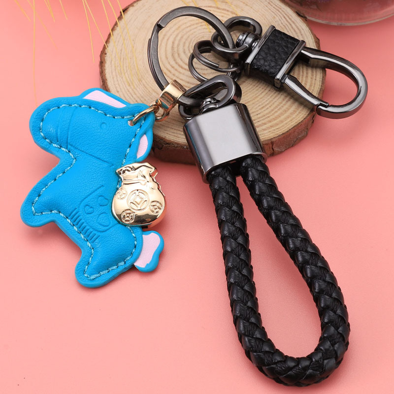 Llavero rico ahora, creativo y exquisito regalo de pareja para hombres y mujeres, lindo colgante de bolso, colgante de llavero de coche