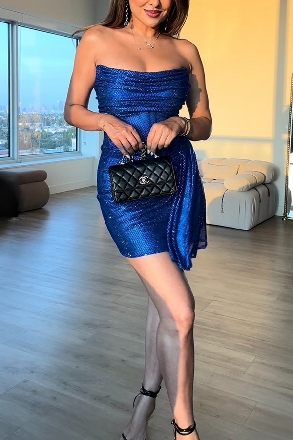 Spring Summer Drawstring Dress Casual Party Corset Women Clothing Dress 6 Spring Summer Drawstring Dress Casual Party Corset Women Clothing Dress