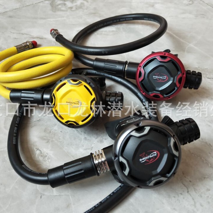 Diving secondary head deep diving professional equipment scuba metal breathing regulator ice diving cold water adjustable respirator