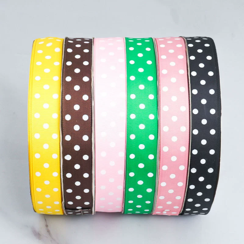 Точка реберная лента цветной ткацкой ленты волновой нитки