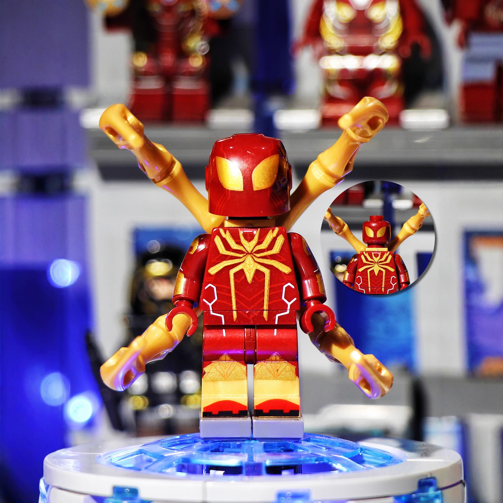 Avengers 4 Heroes No Return Iron Spider-Man Venom Minifigure Chinese Building Blocks Assembled Boy Toy