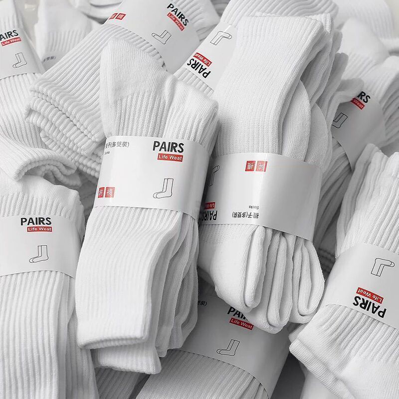 WW men's and women's odor-resistant socks, autumn mid-calf length, sweat-wicking, breathable, and anti-pilling, suitable for couples, athletic socks, long socks, mid-calf athletic socks WW men's and women's odor-resistant socks, autumn mid-calf length, sweat-wicking, breathable, and anti-pilling, suitable for couples, athletic socks, long socks, mid-calf athletic socks