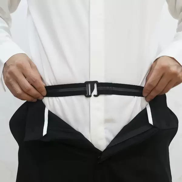 Cross-Border Amazon Shirt Anti-Slip Belt, Adjustable Anti-Wrinkle Invisible Strap, Shirt Fixing Tool, Unisex