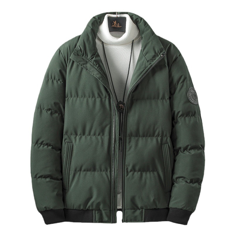Abrigo de invierno para hombre nuevo estilo coreano de moda suelta más tamaño abrigo de algodón acolchado guapo invierno hombres Chaqueta de algodón acolchado abrigo de algodón acolchado hombres