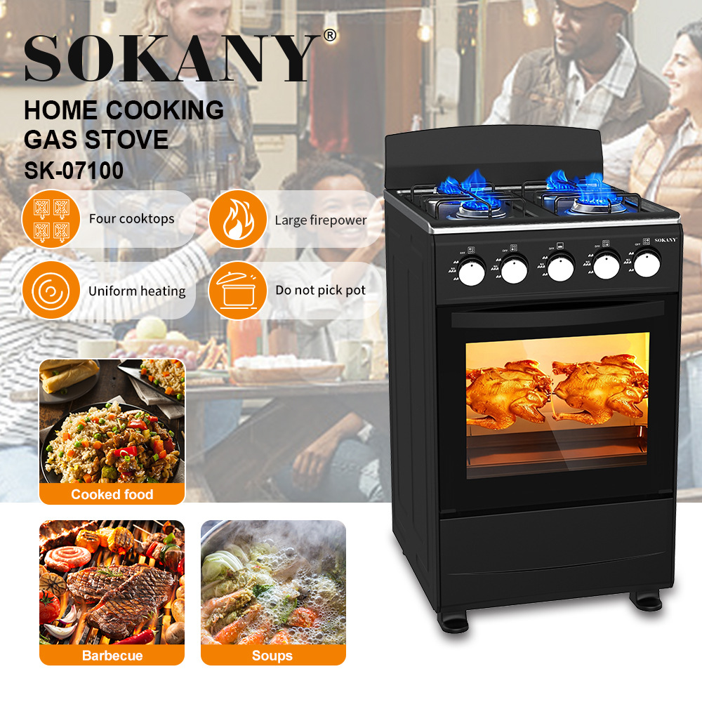 Export Sokany07100 Gas Stove for Home Cooking, Barbecue, Soup Cooking, Gas Stove Oven Gas Stove